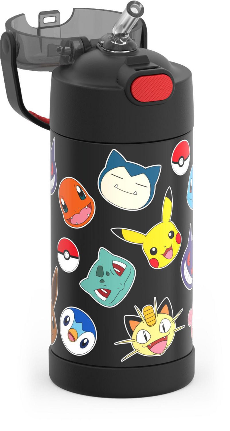 Bouteille isolée à pression de 12 Oz avec paille Funtainer de Thermos