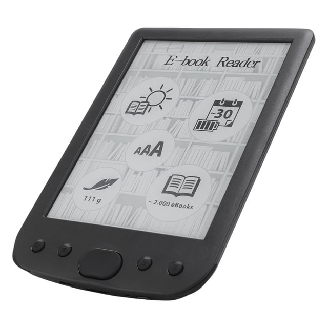 6 Inch EBook Reader, 800x600 Touchscreen Electronic Book Readers, Ink Screen Reader with Protective Case, 2500mAh Battery, Eye Friendly