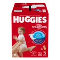 thumbnail image 1 of Huggies Little Snugglers Baby Diapers, Mega Colossal Pack, Size NB-5, Count 144-104, 1 of 9