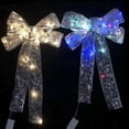 thumbnail image 4 of Christmas Pendant Bow Decorative LED  Tree Pendant with Lights for Festival Party, 4 of 8