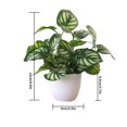 thumbnail image 2 of fastboy Artificial Potted Plant Leaf Simulation Leaves Home Office Desktop Greenery Decoration, Plant Type 7, 2 of 5