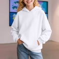 thumbnail image 4 of Girls Winter Hoodie Kid's Fleece Pullover Hooded Sweatshirt, 4 of 8