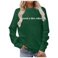 thumbnail image 1 of Chandail de Mode d'Hiver pour Femmes, Imprimé Festif de Noël, Haut à Col Rond, Chandails à Capuchon Mignons pour Femmes, Chandail à Capuchon pour Femmes, Chandails Confortables pour Femmes, Chandails à Capuchon Butter pour Femmes, Sweat pour Dames, Softball pour Filles, Échauffement, 1 of 5