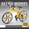 thumbnail image 4 of Modèle de Vélo de Montagne en Alliage 1/8 Simulation Direction Coulissante VTT Jouets de Bicyclette pour Enfants Cadeaux Collection Rouge, 4 of 5