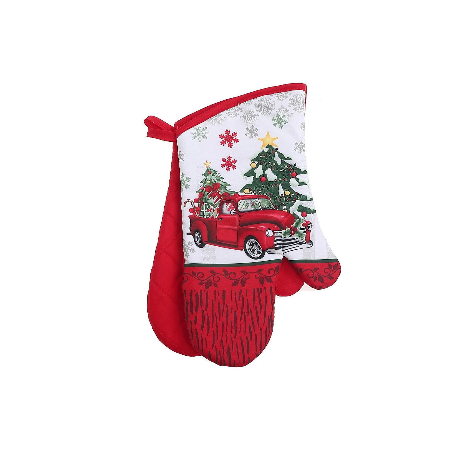 Monts De Four (2Pcs) (Camion Rouge Avec Arbre) - Ensemble De 2