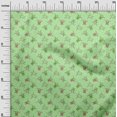 thumbnail image 3 of oneOone Silk Tabby Light Green Fabric Ocean Turtles Sewing Craft Projects Fabric Prints By Yard 42 Inch Wide, 3 of 4