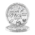 thumbnail image 2 of Unused Year Party Tableware Disposable Paper Plates Cups Napkins | Holiday Themed Dinnerware for Celebrations | Festive Decor for Home Gatherings Events, 2 of 6