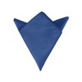 thumbnail image 1 of INSPIRE CHIC Men's Pocket Squares Solid Color Handkerchiefs Navy Blue One Size, 1 of 4