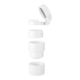 thumbnail image 4 of Pill Grinder Case 2 Grids Travel Tablet Crusher Box Portable Plastic Stainless Steel Pill Divider, 4 of 10