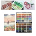 thumbnail image 2 of 24 Color Glitter Watercolor Paints Set Pearlescent Color Artist Art Set For Painting On Fabric Paper Crafts, 2 of 5