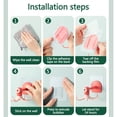 thumbnail image 3 of Awdenio 360 Degree Self Adhesive Vertical Hook Waterproof Utility Hook For Home Bathroom, 3 of 5