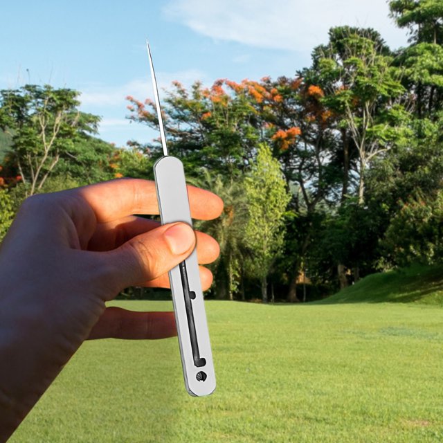 Suncoda Titanium Alloy Toothpicks, 2Pcs Multifunctional Retractable Portable Toothpick Outdoor Portable Telescopic Toothpick Tool Three Adjustment Fruit Label Disassembly Express Delivery