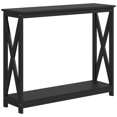 thumbnail image 1 of HOMCOM Table Console à 2 Niveaux Table d'Appoint de Sofa avec Tablette de Rangement pour Entrée, 1 of 10