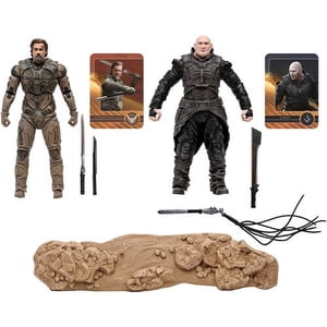 McFarlane - Dune 2 - 7" Gurney Halleck & Action de Rabban Figure 2-Pack