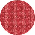 thumbnail image 1 of Ahgly Company Tapis d'Intérieur Lavable en Machine Carré Rouge, 3 Pieds Carré, 1 of 7