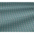 thumbnail image 5 of oneOone Cotton Jersey Aqua Blue Fabric Retro Map Craft Projects Decor Fabric Printed By The Yard 58 Inch Wide, 5 of 5