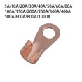 thumbnail image 4 of 10 Pieces Mini Wire Terminals Copper Electrical Cable Connector Electrical Accessories Household Lug Ends Professional Cord Connection Fixing Accessories 10A, 4 of 9