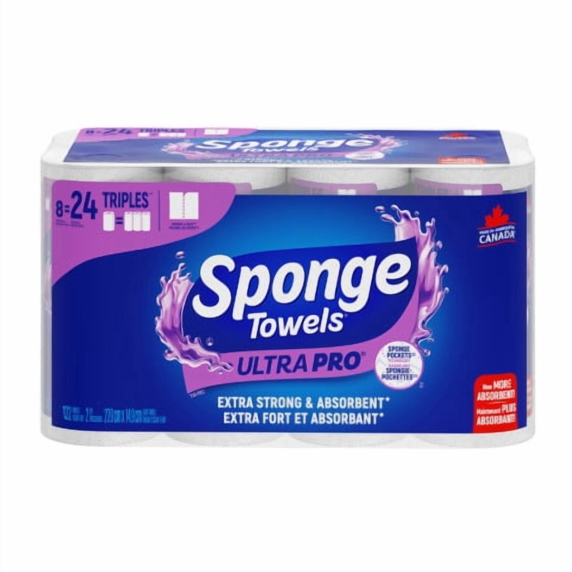 SpongeTowels Ultra Pro Paper Towel 8=24