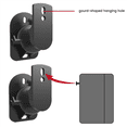 thumbnail image 4 of Support Mural pour Haut-Parleur 4 Pcs, Support d'Entourage Réglable avec Angle de Pivotement et d'Inclinaison, Rotation, 4 x Support Mural pour Haut-Parleur, Noir, 4 of 8
