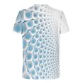thumbnail image 5 of Birdeem T-Shirt Homme Impression Abstraite 3D Manches Courtes Col Rond Mode Décontracté Quotidien Vacances T-Shirt Haut Blouses, 5 of 5