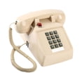 thumbnail image 4 of DOLITY Téléphone Fixe Rétro pour Décoration de Bureau 5x8.7x4.5 Pouces Beige, 4 of 9