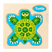 EGNMCR Wooden Puzzle 0.03 Young Children Ocean Traffic Dinosaur Puzzle Toy children puzzle Birthday Gifts for Kids