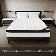 thumbnail image 2 of Comfy Bamboo World Rocksteady Oasis Matelas Hybride Ferme de 12 Pouces Format Simple, 2 of 5