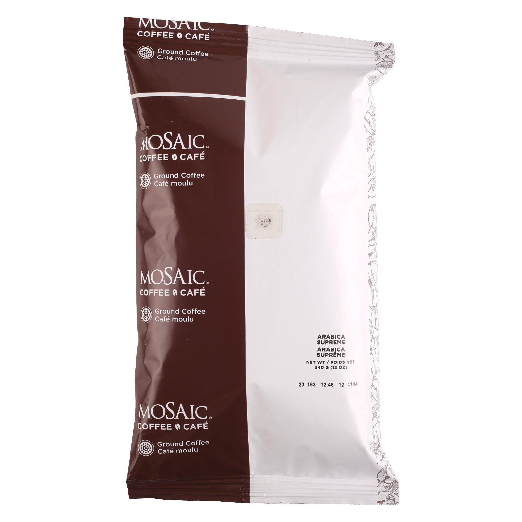 Mosaic 12oz Medium Supreme Arabica Coffee | 12Z/Unit, 24 Units/Case