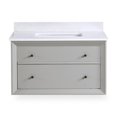 thumbnail image 1 of DHP Tribecca 30 Inch Floating Wall Mounted Bathroom Vanity, Gray, 1 of 9