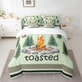 thumbnail image 2 of Erosebridal Happy Camping Bedding Sets King Size, RV Car Comforter Sets with Sheets, Rustic Farmhouse Decor, Reversible 7pcs, 2 of 5