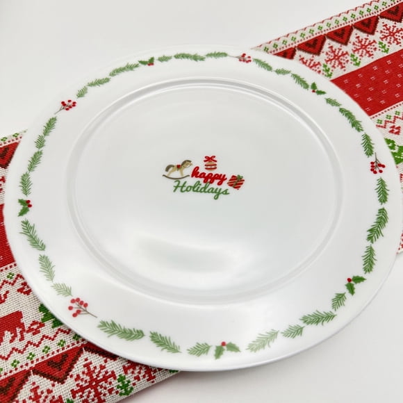 TIMIFIS Grattoir à Eau Huit Pouces Bol en Céramique de Noël Ambiant Vaisselle Haute Température Vaisselle de Noël Va au Lave-Vaisselle et au Micro-Ondes Gadgets de Cuisine