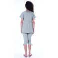 thumbnail image 2 of Moomaya Ensemble de Nuit pour Femmes Capri en Coton Vêtements de Nuit 2 Pcs Chemises de Nuit, 2 of 6