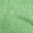 thumbnail image 1 of oneOone Polyester Spandex Green Fabric Moire Craft Projects Decor Fabric Printed By The Yard 56 Inch Wide, 1 of 4