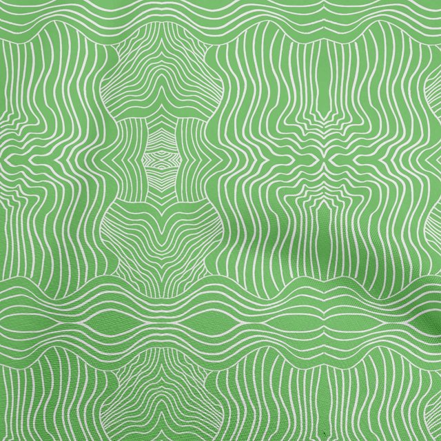 oneOone Polyester Spandex Green Fabric Moire Craft Projects Decor Fabric Printed By The Yard 56 Inch Wide
