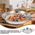 thumbnail image 3 of HINTRMENT Nonstick Paella Pan Stainless Steel for Cooking Fun Meals at Home Cooking 1Pack, 3 of 8