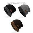 thumbnail image 3 of Foreign Trade Labeling Knitted Cap Velvet Wool Cap No Loose Winter Outdoor Ski Cap, 3 of 7