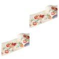 thumbnail image 3 of Wweixi Stylish PVC Waterproof Waist Line For Wall Sturdy And Easy To Clean Wood Marbling SelfAdhesive Skirting Line Safe green fruit 2Set, 3 of 6
