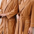 thumbnail image 4 of Timegard Robe de Nuit pour Femmes Grande Taille à Manches Longues Peignoirs Confortables avec Poches Ceinturée Mi-Longue, 4 of 4