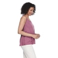 thumbnail image 4 of Iyla Women's Drapey V-Neck Tank Top, 4 of 6