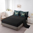 thumbnail image 3 of YST Boho Butterfly Bedding Comforter Set, 7-Piece, Floral and Butterfly Theme, King Size, 3 of 4