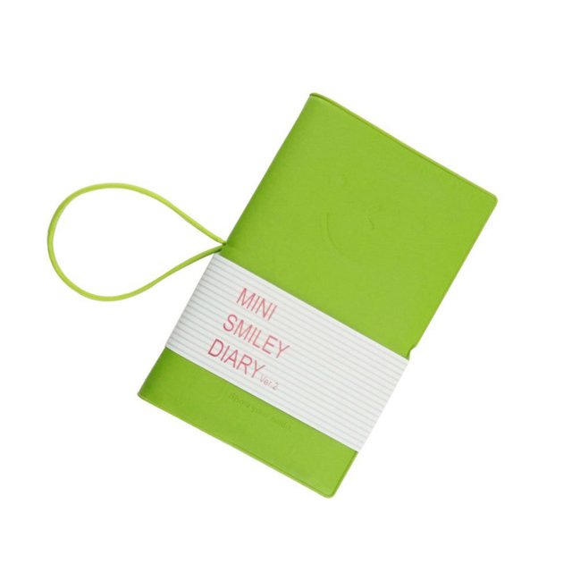 EeaseCA Cahier en Cuir PU avec Pages Colorées Bloc-Notes avec Papier Coloré Format Moyen (Vert)