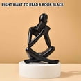 thumbnail image 1 of Meitianfacai Statue de Lecture Abstraite Étagère Décorative Ornement de Bureau, 1 of 2