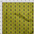 thumbnail image 3 of oneOone Polyester Lycra Fabric Leaves & Floral Block Print Fabric By The Yard 56 Inch Wide, 3 of 4