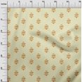 thumbnail image 2 of oneOone Polyester Lycra Fabric Leaves & Floral Block Print Fabric By The Yard 56 Inch Wide, 2 of 5