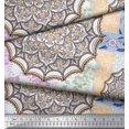 thumbnail image 2 of Soimoi Rayon Crepe Fabric Floral & Mandala Patchwork Print Fabric by the Yard 46 Inch Wide, 2 of 3