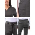 thumbnail image 2 of Adar Uniforms Women's Scrub Set - Enhanced V-Neck Top/Multi Pocket Pants, 2 of 7