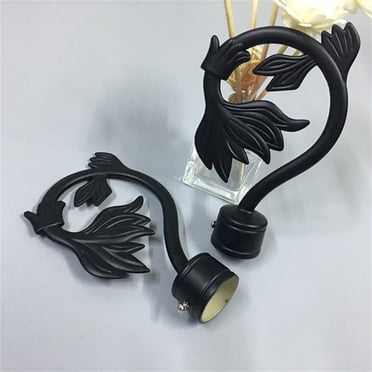 Yhmxh Rideaux pour Chambre, Rideau de Douche, Rideaux Occultants 1 Pcs Embouts de Tringle à Rideaux en Forme de Feuille Embout de Tringle à Rideaux Capuchon de Tringle Pince à Rideaux