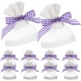 thumbnail image 4 of 10pcs Empty Lavender Sachet Bags Refillable Fragrance Pouches with Visible Design, 4 of 8