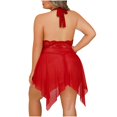 thumbnail image 5 of LSLJS Ensemble de Pyjama Ajouré pour Femmes, Grande Dentelle, Dos Nu, Tour de Cou, Ensembles de Lingerie, 5 of 5