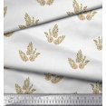 thumbnail image 3 of Soimoi Rayon Fabric Leaves & Floral Block Print Fabric by The Yard 42 Inch Wide, 3 of 3